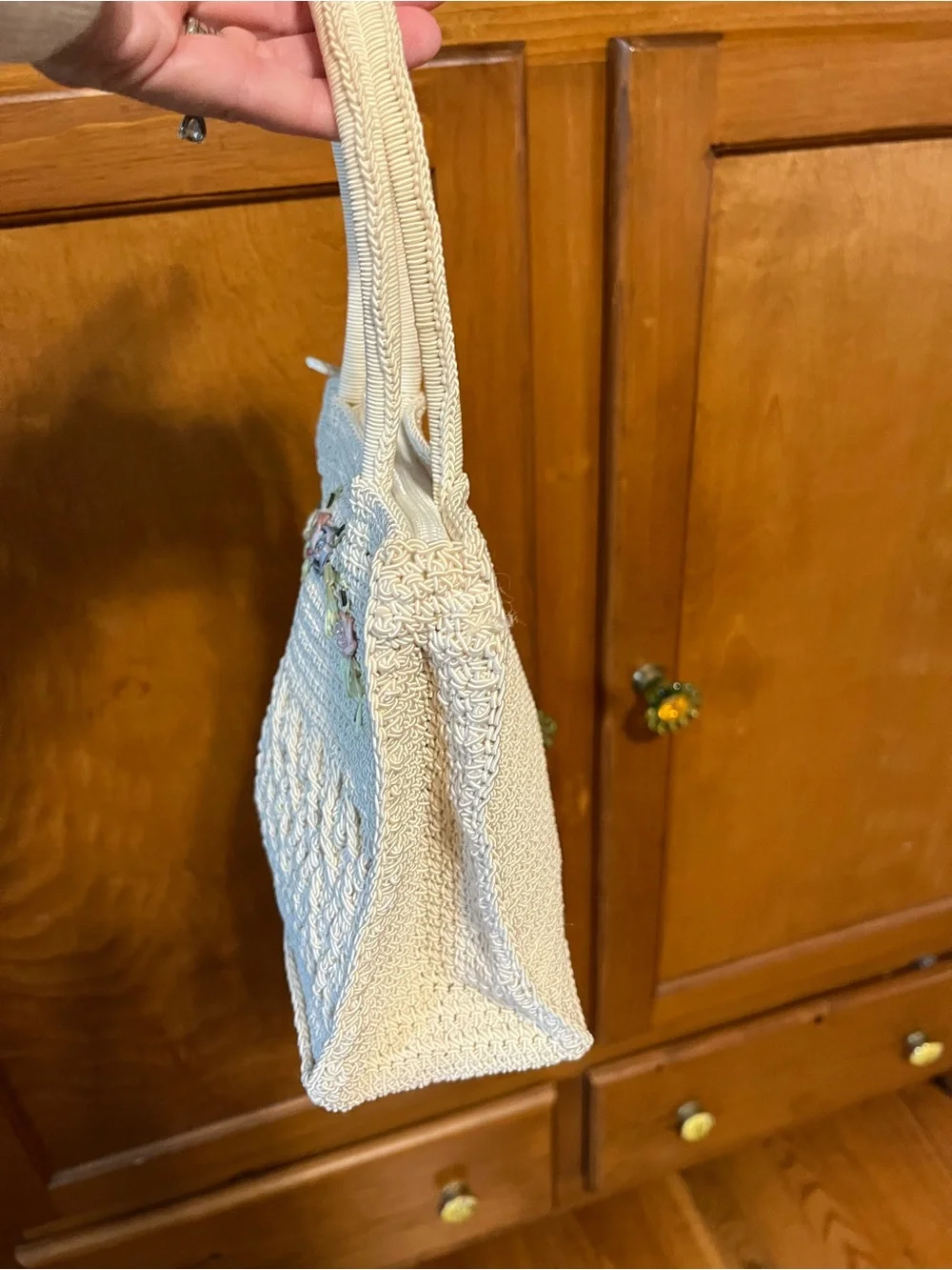Crochet  Mini Tote - Picture 4 of 5